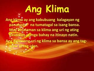 Ang klima | PPT