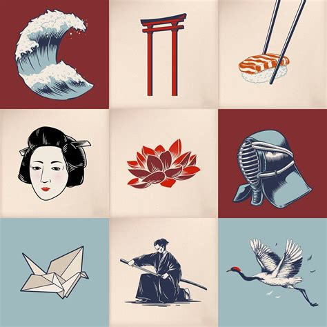 Drawing set of Japanese culture | Free Photo - rawpixel