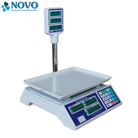 High Resolution Digital Pricing Scale , Digital Computing Scale External Digital Calibration