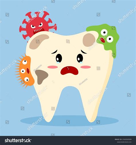 Cavity Tooth Clipart