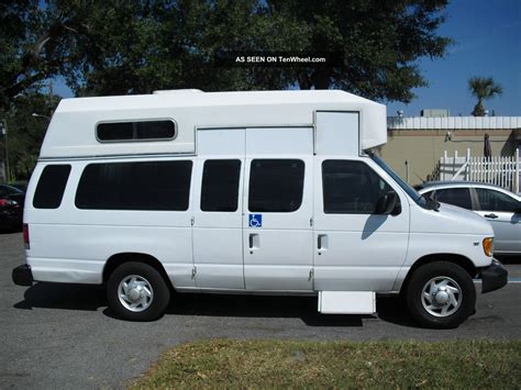 1998 Ford E - 350 Econoline Xl Handicap Wheelchair Van 6. 8l