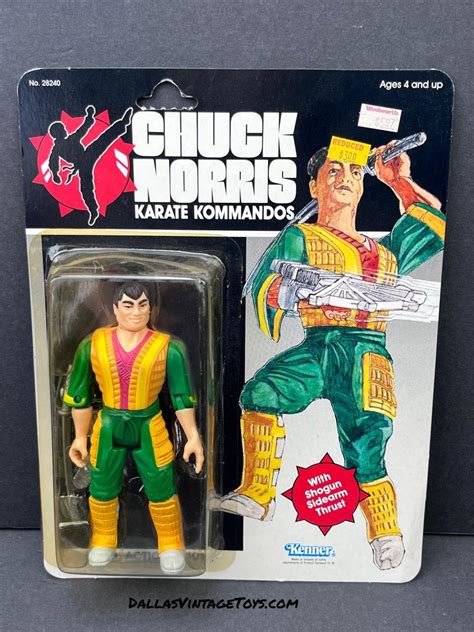 1986 Chuck Norris Karate Commandos Kimo Action Figure (1A)-1