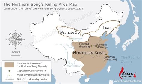 Northern Song Dynasty Map, Maps of Northern Song's Ruling Area