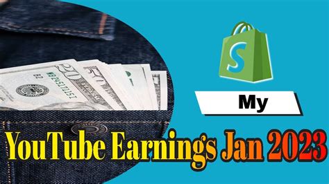 My YouTube Earnings For January 2023 Revealed - YouTube Income Revealed ...