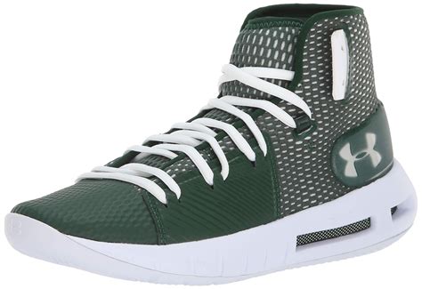 Under Armour Synthetic Drive 5 Basketball Shoe, Forest Green (300 ...