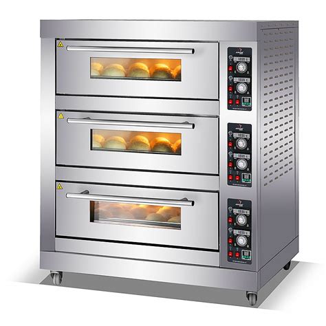 Commercial Bakery Oven GB-33 3 Deck 3 Tray Bread Oven Video