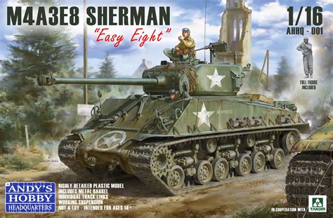 Takom 1/16 M4A3 Easy 8 Sherman Tank