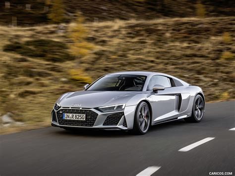 2020 Audi R8 V10 RWD Coupe (Color: Florett Silver) - Front Three ...