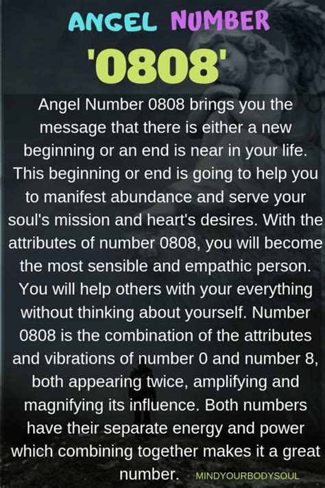 Angel Number 0808: You Are An Empathic And Sensible Person - Mind Your Body Soul