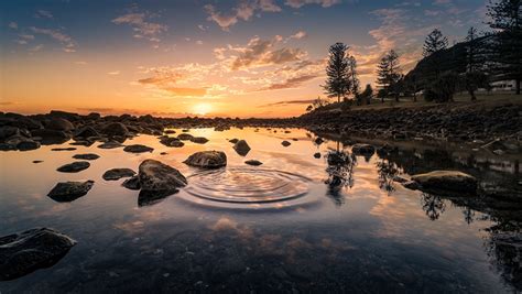 Desktop Hintergrundbilder Natur Landschaftsfotografie Sonnenaufgänge