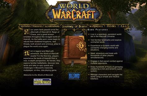 World of Warcraft Website - 2001 : r/wow