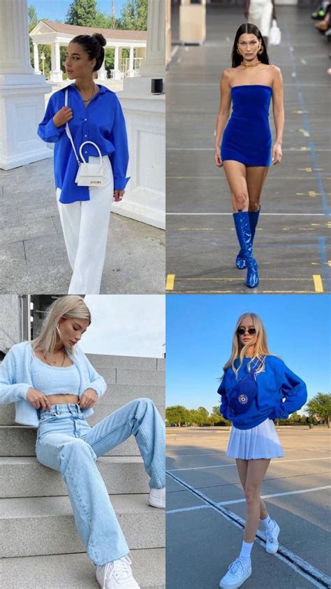 Blue outfits | Стильные наряды, Весенние наряды, Вдохновленные наряды