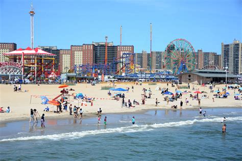 Summertime gladness! Coney Island beach opens for the season • Brooklyn ...