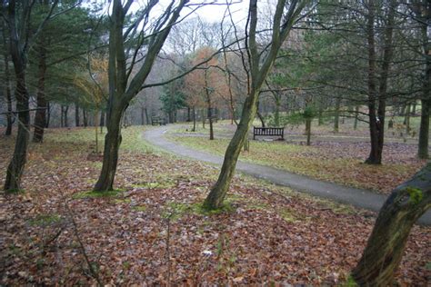 Woodland walk by Burnley Crematorium © Bill Boaden cc-by-sa/2.0 :: Geograph Britain and Ireland