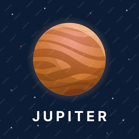 Premium Vector | Jupiter planet illustration. astronomy planet vector ...