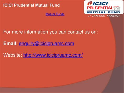 PPT - ICICI Prudential Mutual Fund PowerPoint Presentation, free ...