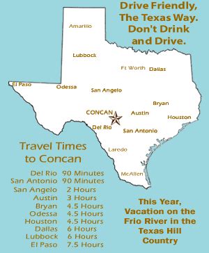 Map Of Concan Texas - Draw A Topographic Map