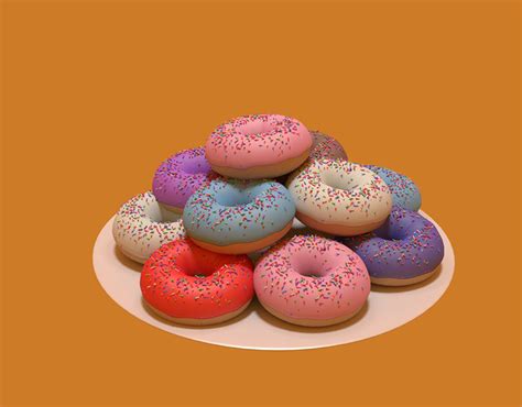 A Plateful of Donuts - Blender Animation. on Behance