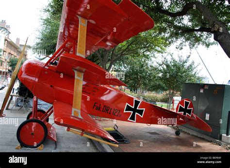 German Fokker Dr 1 WWI Fighter Triplane Stock Photo: 26304895 - Alamy