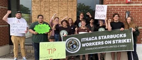 Staff on strike at remaining Starbucks locations in Ithaca to protest conditions, unfair firings ...