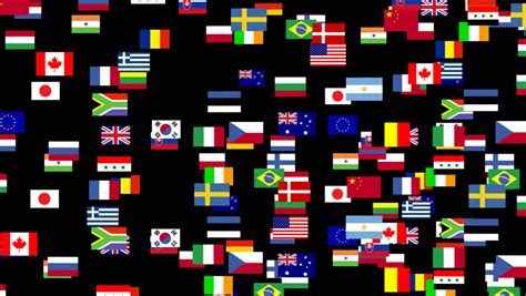 Flags Of The World Animation Stock Footage Video 3407192 - Shutterstock