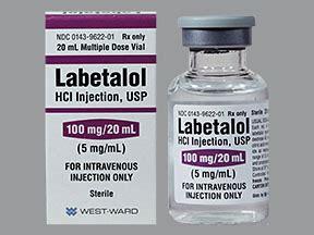 Rx Item-Labetalol 5Mg/Ml Vial 20Ml By Westward Pharma