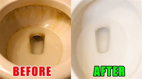 How to Clean a Very Dirty Toilet Bowl - YouTube