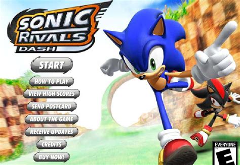 Sonic Rival's Dash Game Play Free Online