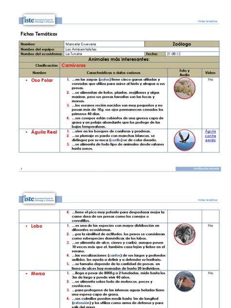 Ejemplo Fichas Tematicas