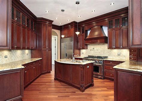 Supply Dark Cherry Traditional Solid Wood Kitchen Cabinet Factory Quotes - OEM