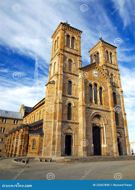 Shrine of La Salette in the French Alps Stock Photo - Image of holy, cross: 23267840