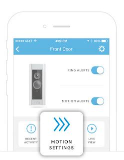 Ring Video Doorbell Pro Motion Sensitivity Settings Help