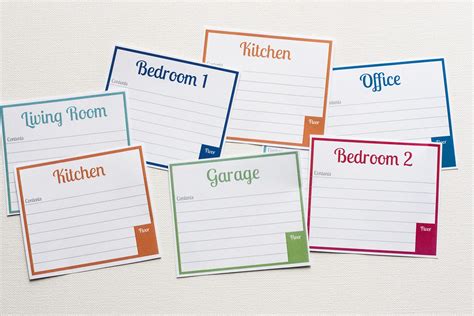 Free Printable Labels For Moving Boxes