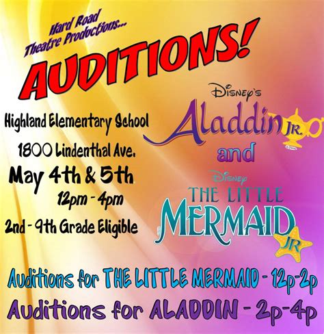 Kid’s Auditions Coming Up Soon!