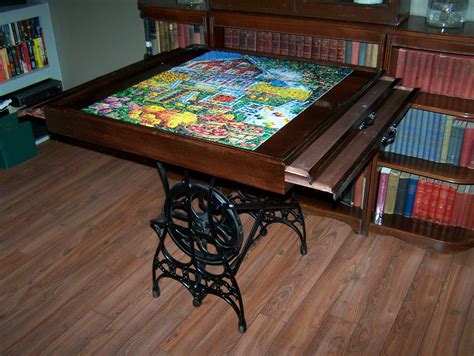 Stylish and Functional Table with Dual-Sided Drawers