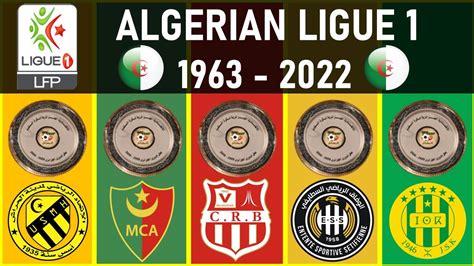 #214 ALGERIAN LIGUE 1 • WINNERS LIST [1963 - 2022] - YouTube