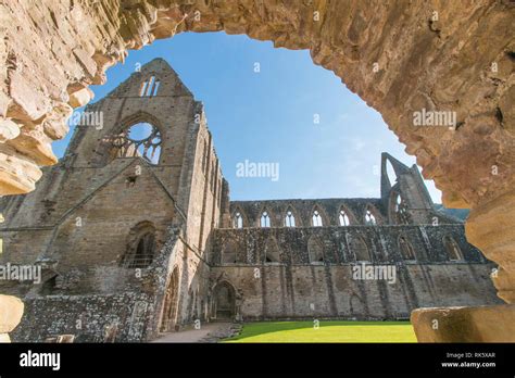 Ruins of Tintern Abbey, Tintern, Monmouthshire, Wales Stock Photo - Alamy