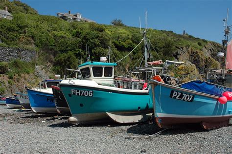 Cadgwith Fishing Boats | Cornwall Guide Images