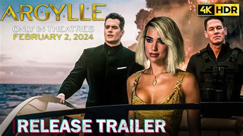 [4K HDR] ARGYLLE - Release Trailer (60FPS) Henry Cavill, Dua Lipa, John ...