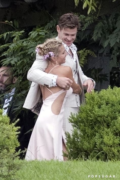 Chris Hemsworth and Elsa Pataky at Brother's Wedding 2018 | POPSUGAR ...