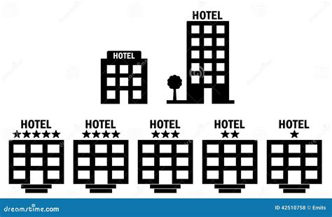 Hotel Icons Stock Photo - Image: 42510758