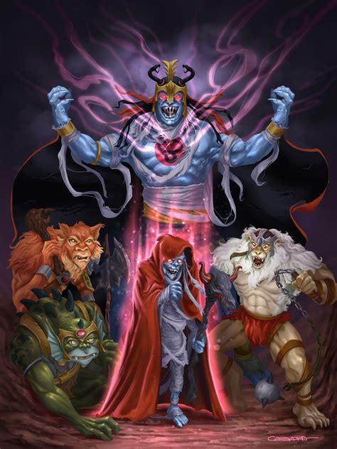 Mumm-Ra and the mutants by Gabriel Cassata | ThunderCats | Know Your Meme