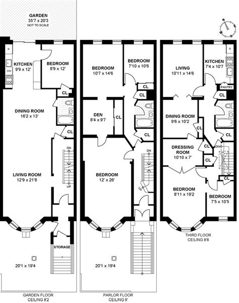 New York Brownstone Floor Plans | Viewfloor.co