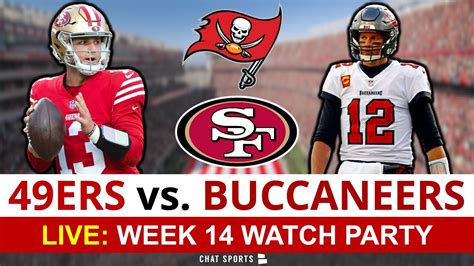 49ers vs Buccaneers LIVE Streaming Scoreboard, Free Play-By-Play, Highlights & Stats, NFL Week ...