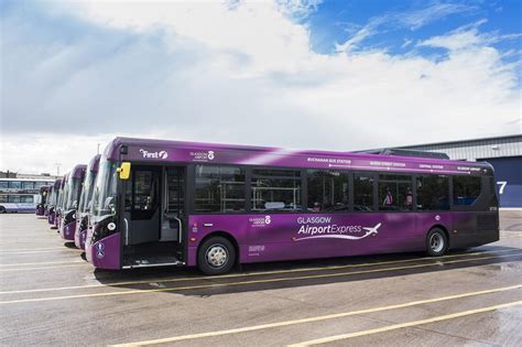 Glasgow Airport, how to get to the city centre with First Bus Express ...