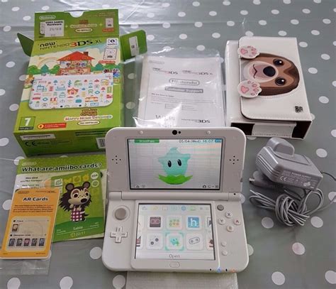 NEW VERSION 3DS XL LIMITED EDITION ANIMAL CROSSING + LUMA + LOTS OF ...