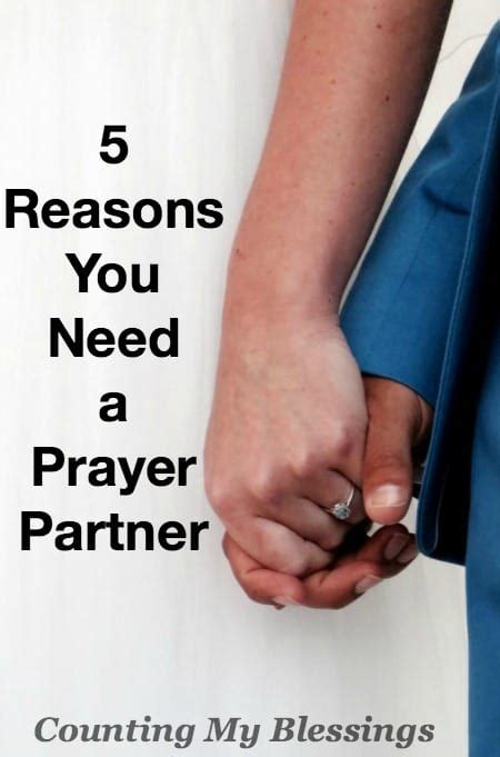 5 Reasons You Need a Prayer Partner – Counting My Blessings