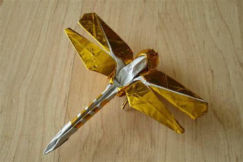 make easy origami dragonfly ~ get creative art and craft