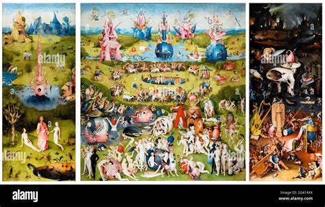 Bosch hieronymus garden earthly delights Cut Out Stock Images & Pictures - Alamy