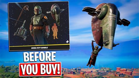 *NEW* BOBA FETT BUNDLE! Reactive Test | Before You Buy (Fortnite Battle ...